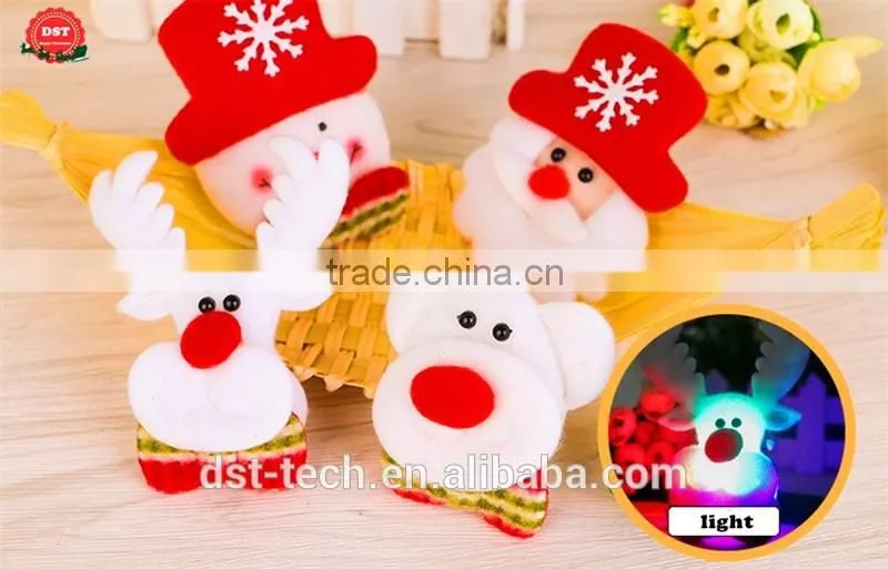 Christmas led brooch