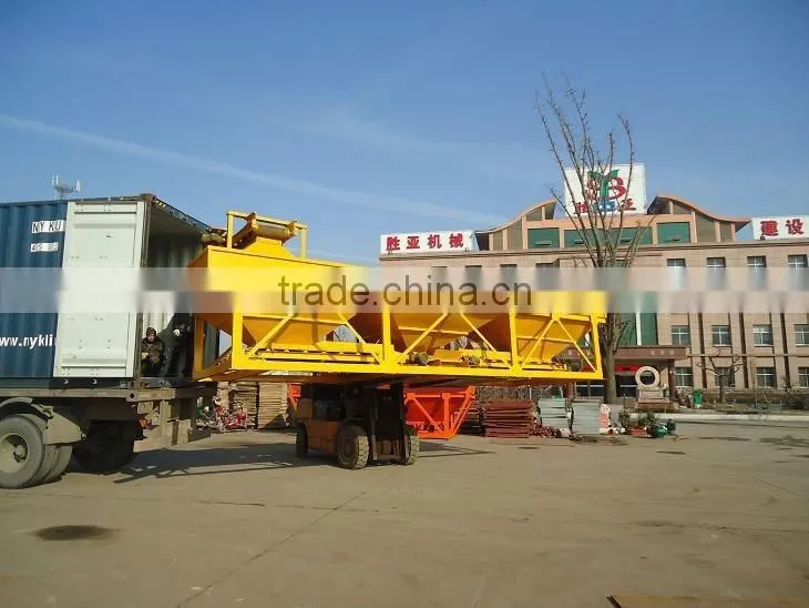 PLD1200 concrete/cement three hoppers batching plant for block machine in africa