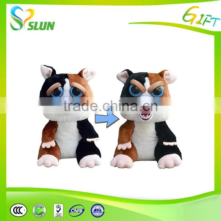 wholesale 2 pets in one quick filp switch reversible stuffed animals soft toys