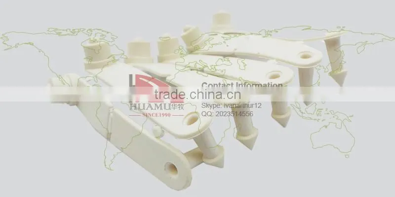 TPU ear tag for pig in white 41*15 mm