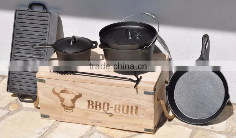 Wholesale China manufacturer color enamel cast iron round dutch oven