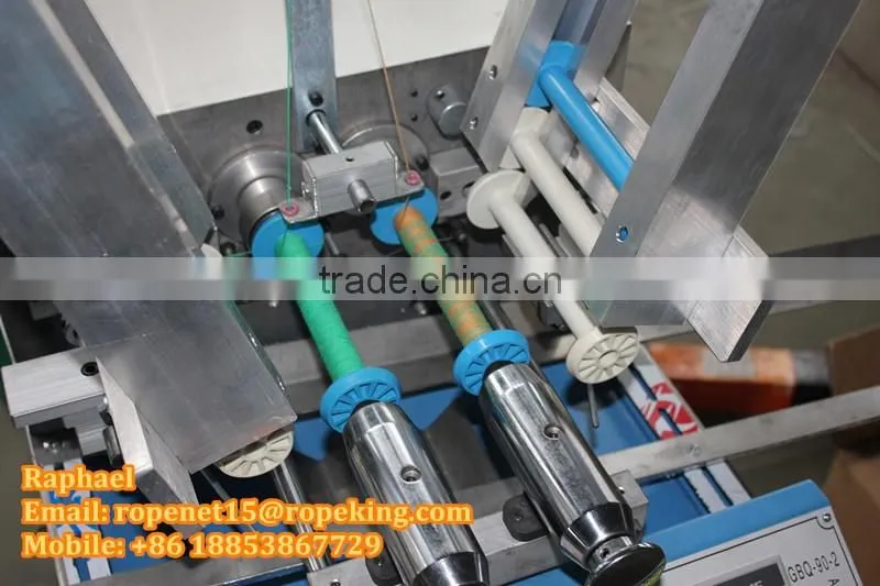 Two machine heads Automatic Bobbin Winding Machine for Rope Braiding Machines, bobbin winder