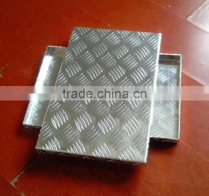 OEM aluminum processing part, aluminum checkered tray box, small part, waterproof aluminum part