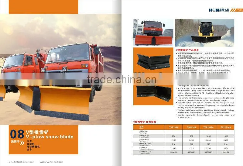 Truck V-Snow blade