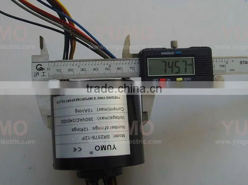 SR2578-12P Through Bore Slip Ring 12rings