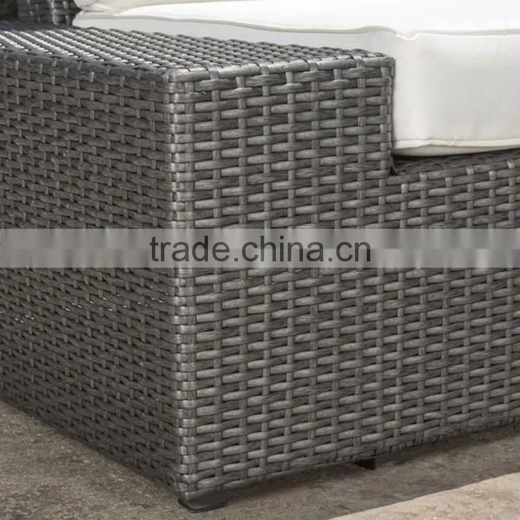 Classical simple design rattan handcraft corner l shaped chinioti sofa set