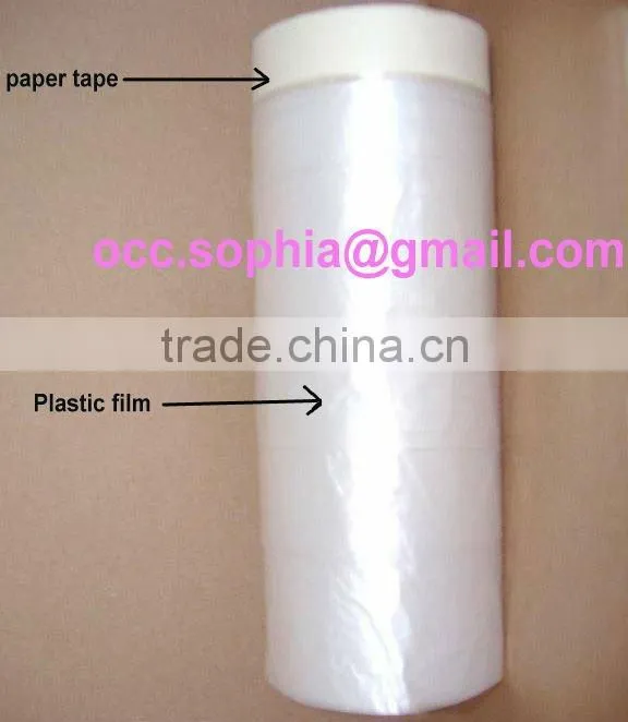 pretaped masking film