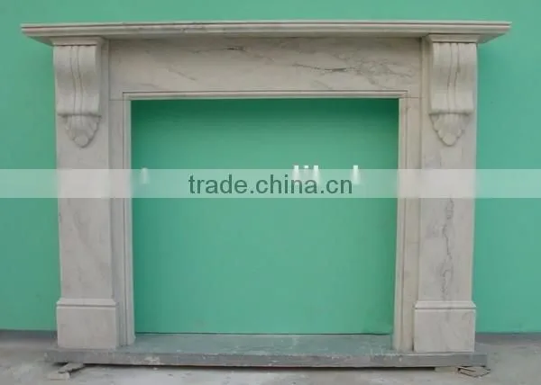 Simple style marble fireplace wholesale