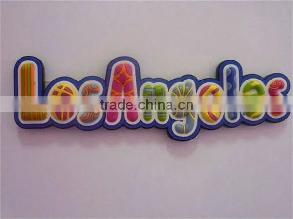 PVC promotional cities fridge magnet