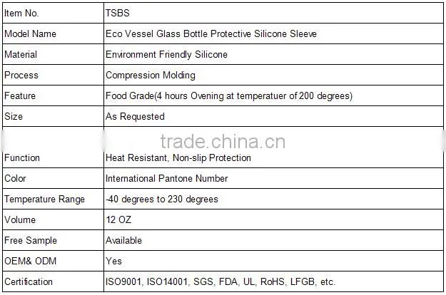 Factory Price Silicone Sleeve for Thermos