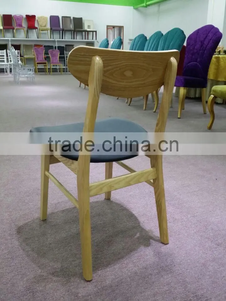 Promotion wood new design cafe chair
