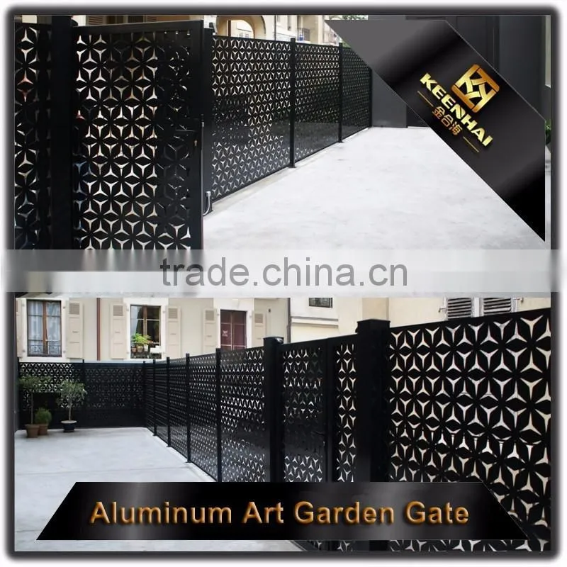 Alibaba Home&Garden Main Gate Designs Aluminum Fence Gate