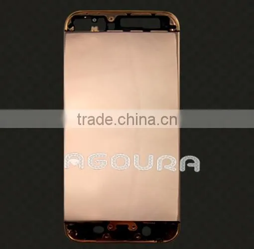 Hot selling luxury case 24ct real gold housing for iphone 5,gold housing for iphone 5,for iphone 5 luxury housing