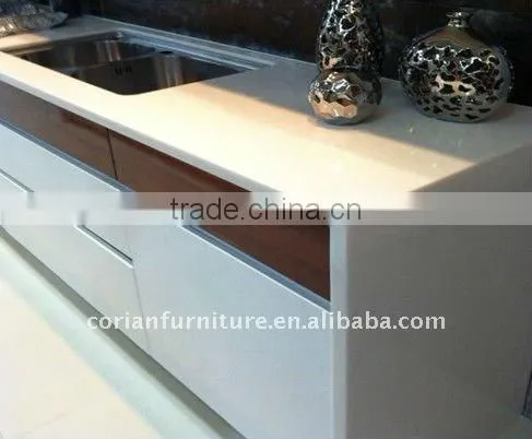 Top quality Hi Macs acrylic solid surface kitchen worktop