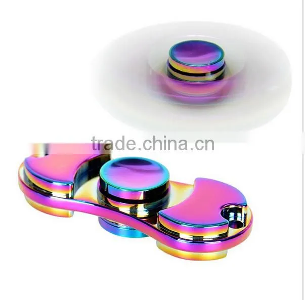 2017 Hand Spinner Multicolor Aluminum alloy Bearing Finger Spinner Metal Kids/Adult Funny Anti Stress Fidget Toy