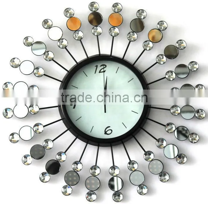 oversized Metal Wall Clock/mirror wall clock
