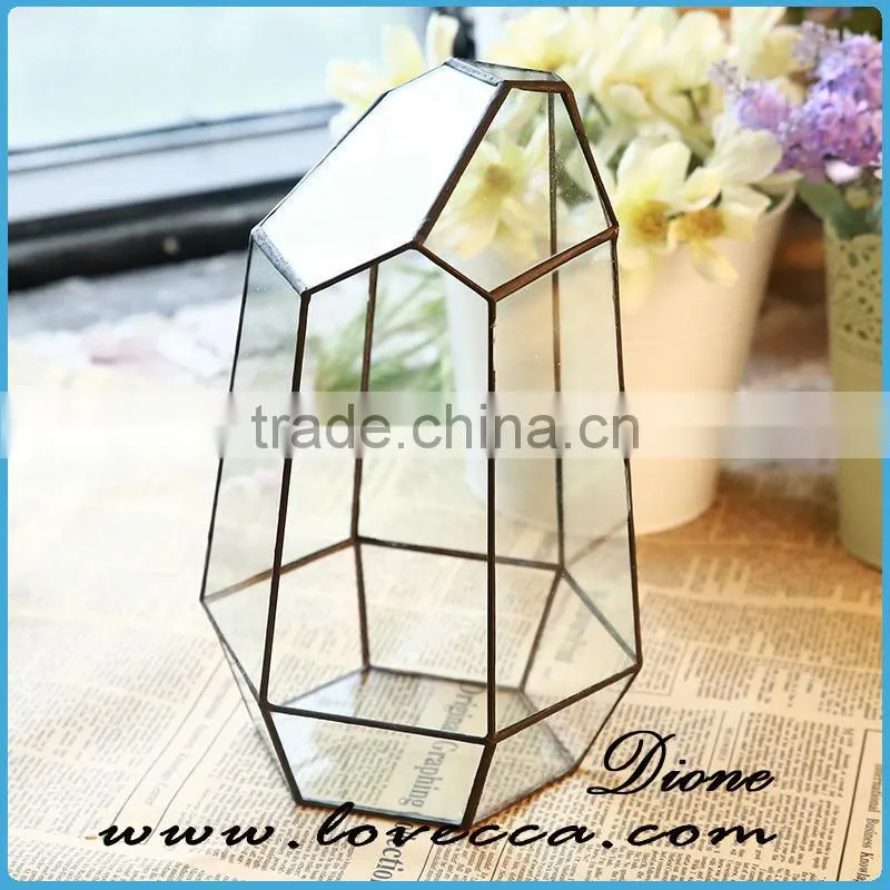 2017 Wholesale in Australia Geometric Glass Plant Terrarium Hanging Terrarium