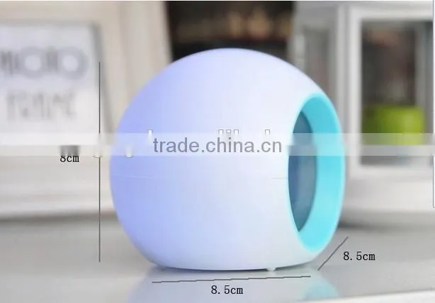 modern minimalist Concrete Industrial Tabletop Clock Round Alarm Clock