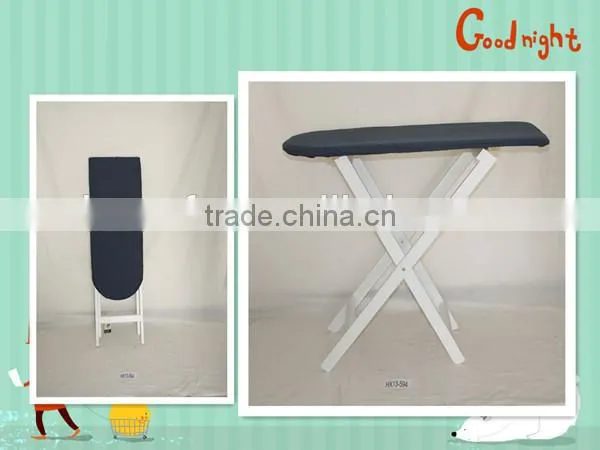 Brown Pine Frame Folding Wooden Ironing Board Made In Cao County Haixin
