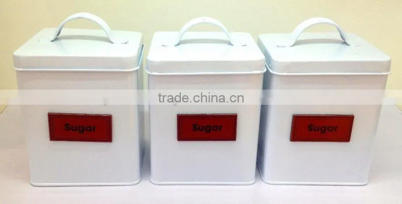 Sugar Coffee Tea Canister