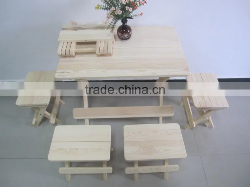 heavy-duty space-saving dining table and chairs