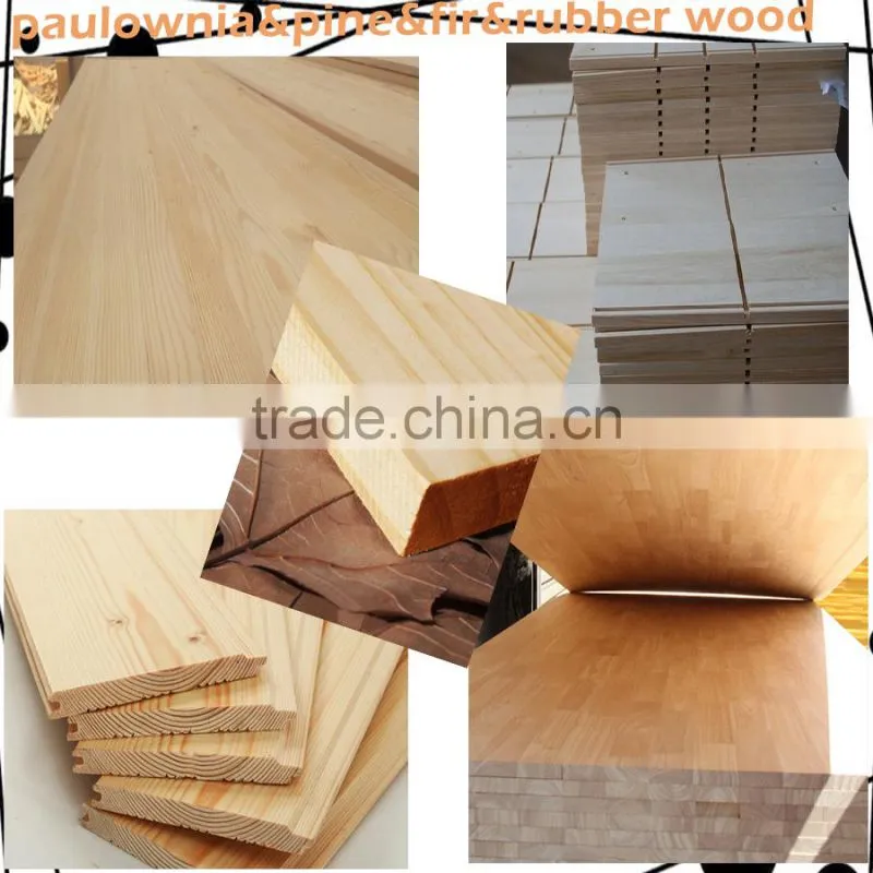 Fir wood edge glued panel board