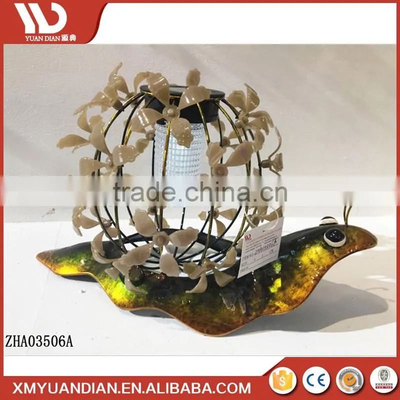 Polyresin Decoration Animal Night Outdoor Solar Light