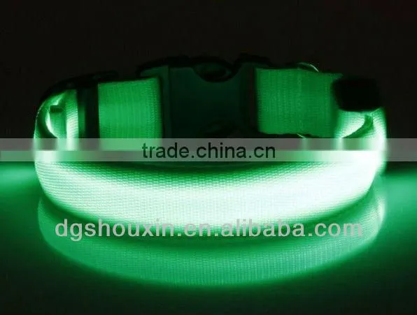 Colorful fashing led light collar