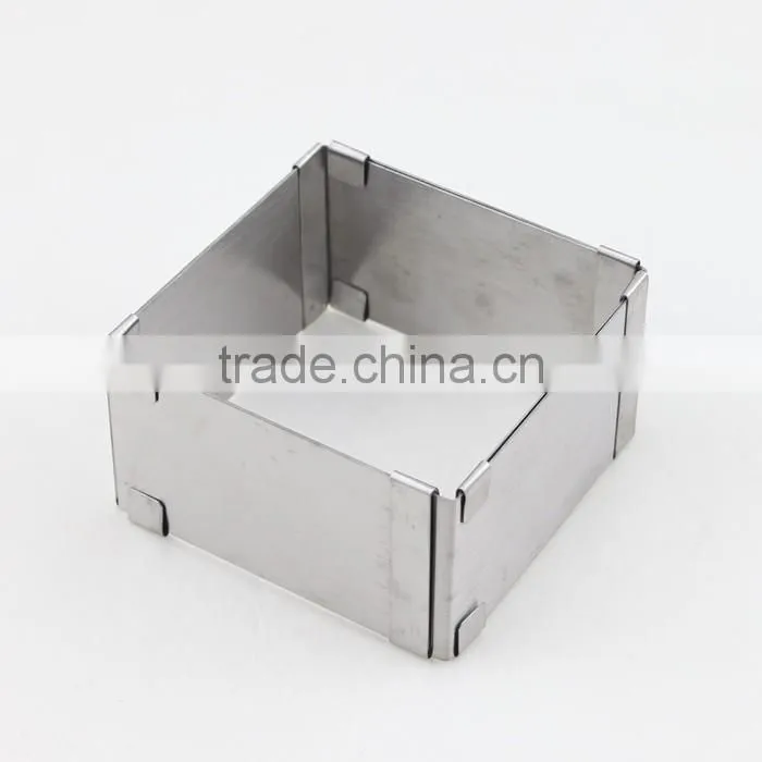 Adjustable Square Frame Mould Stainless Steel Cake Mold Baking Tools for Cakes