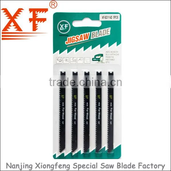 XF-BD114D 5pcs HCS 100mm U-shank wood saw blades fein multimaster