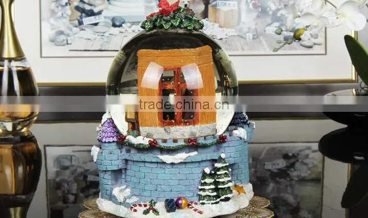 Christmas Decoration Resin snow globe glass snow globe crafts