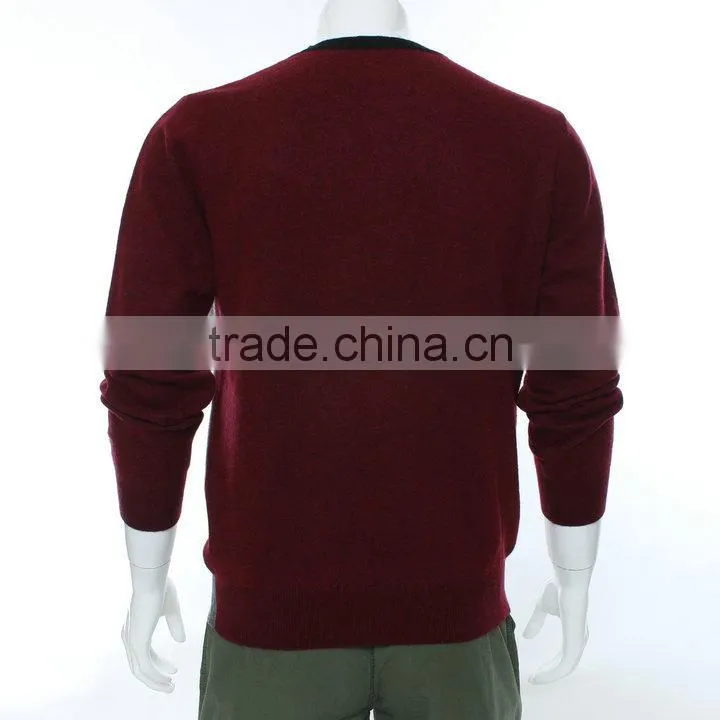 2015 winter sweater for men with cashmere /polyester ,mutil colors latest design winter sweater for winter