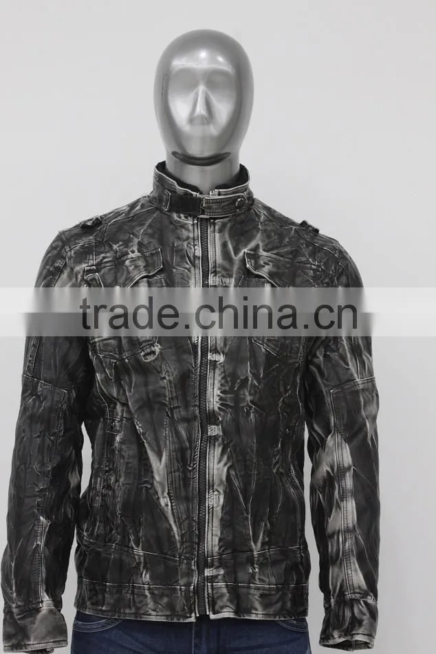 ALIKE man leather jacket outdoor jacket young fashion jacket