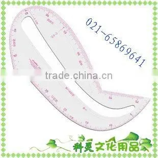 Fashion design ruler,french curve ruler,transparent ruler China Kearing brand #6402