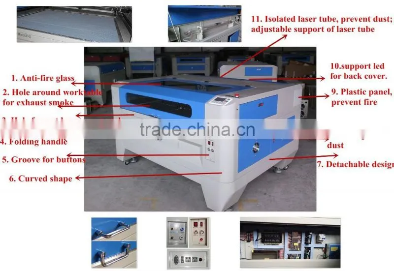 good quality double head laser cutting machine for cutting engraving