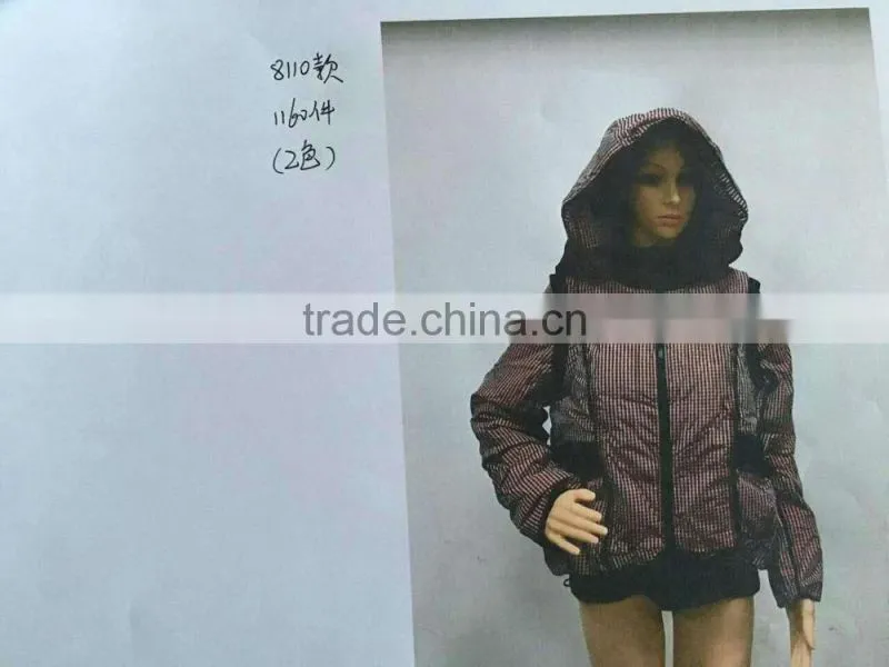GZY new down coat comfortable export South African stock comfortable 2017 latest high quality