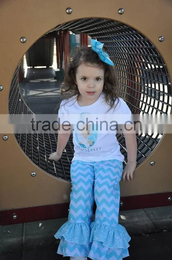 baby girl boutique clothing sets toddler girl chevron pant sets