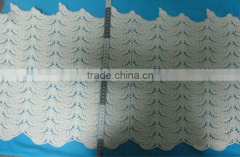 crocet cotton home textile with flower pattern