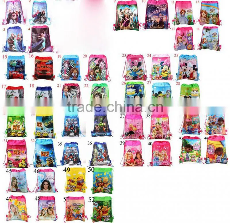 2015 New design school bag cotton little baby mochila school backpack