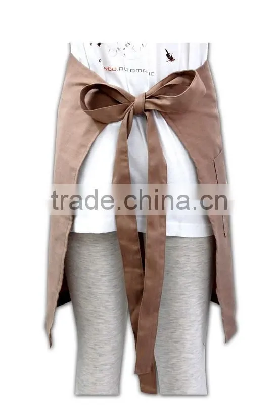 Wholesale Factory Price apricot cotton tailored made baker apron