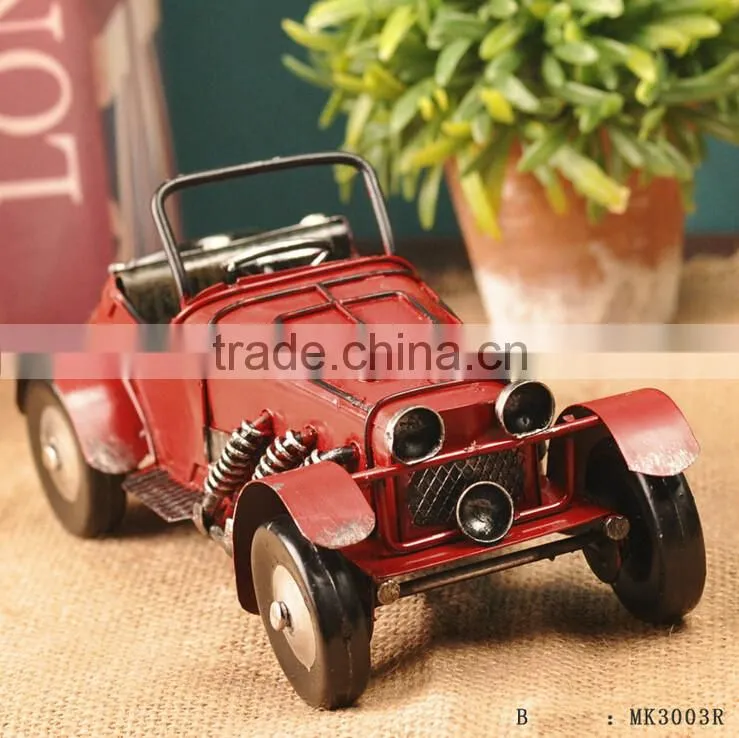 Vintage Red/Blue/White Classic Hotwheel Diecast Car