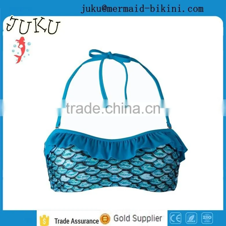 Kids Girls Mermaid Swimming Costumes Swimmable Bikini Set Swimwear Swimsuit