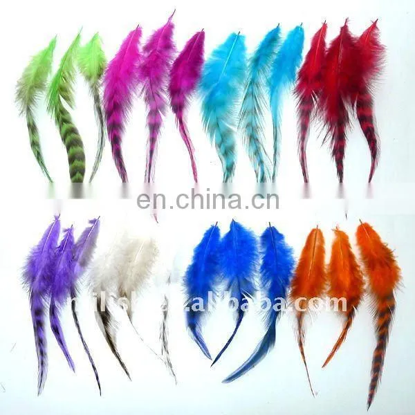 grizzly rooster hair feathers extensions FHE-0008