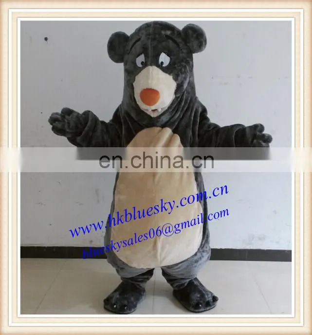 top sale adult baloo bear mascot costume