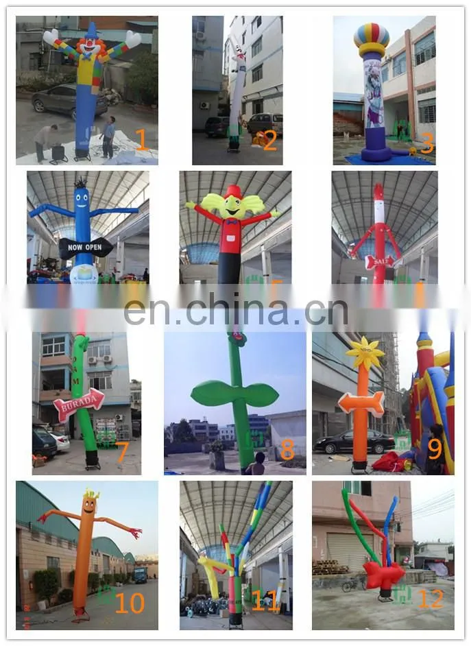 Different color Cheap Outdoor advertising equipment inflatable sky dancer