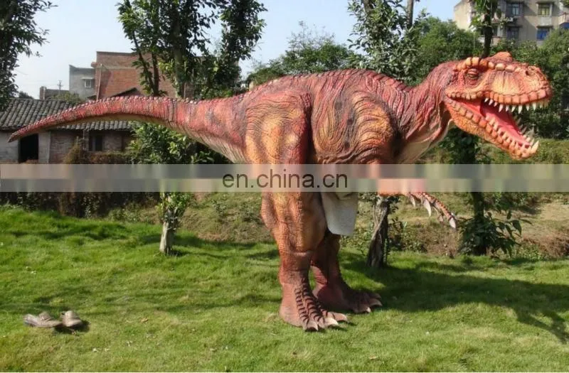 2016 Realistic walking dinosaur suit for entertainment