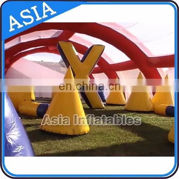 Best Cheap Inflatable Mobile Laser Tag , Paintball Bunker Speedball