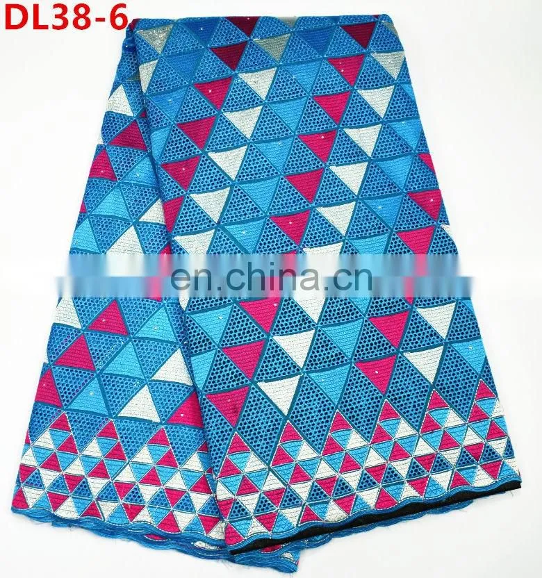 Higg Quality African Swiss voile lace dry lace fabric for clothes