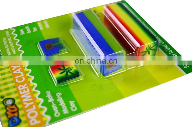Two-color blister card cheap polymer clay cane