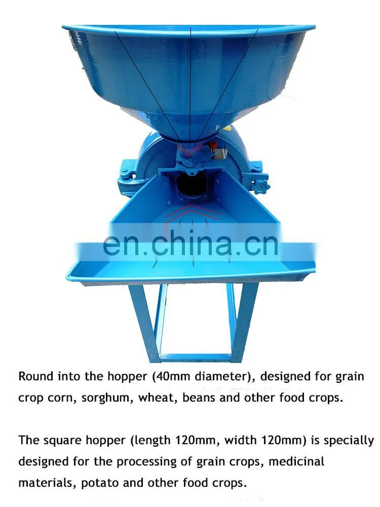 AGRO Portable Corn Grain Grinding Flour Mill Crusher Machine